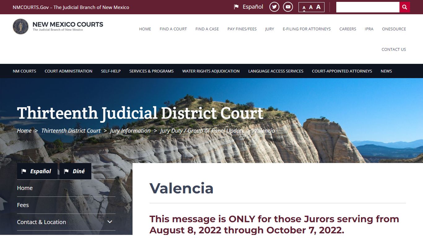 Valencia | Thirteenth District Court - nmcourts.gov